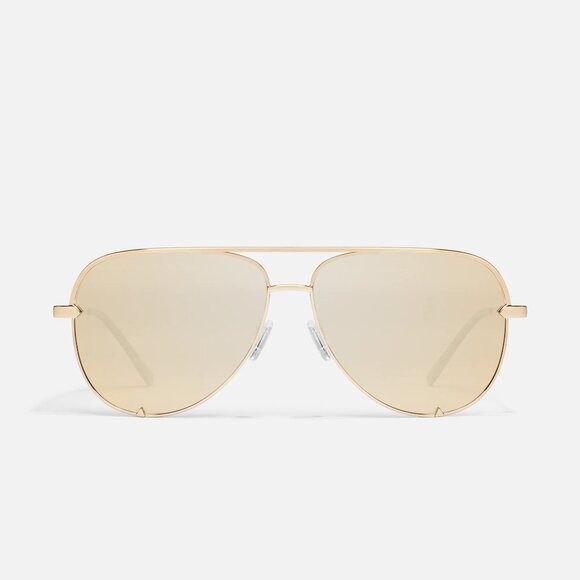 Quay High Key Sunglasses-Gold - Picture 4 of 4
